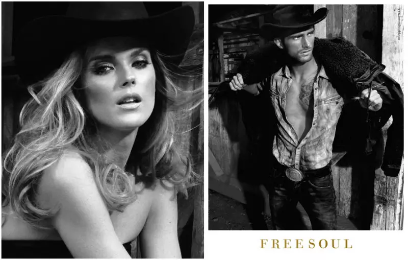 Shannan Click for Freesoul Fall 2011 Campaign av Yu Tsai