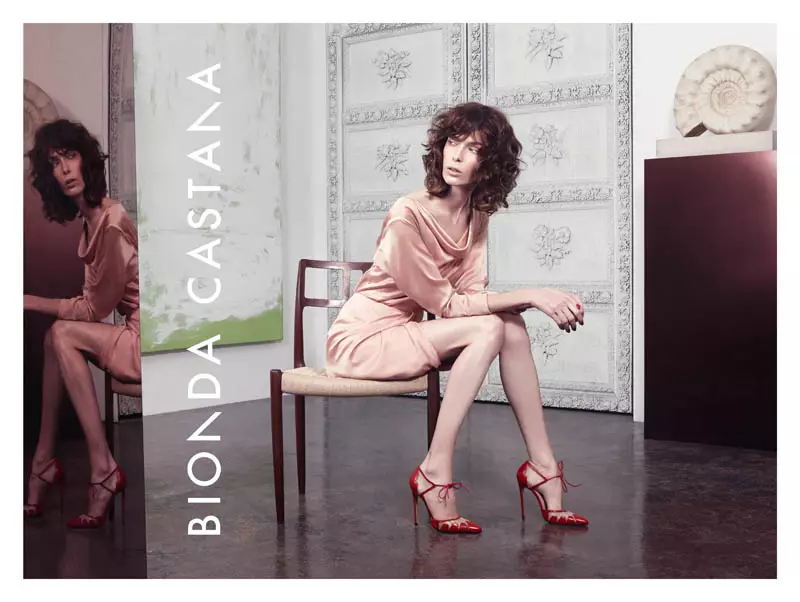 Kristina Salinovic Lands Bionda Castana Spring 2014 Campaign