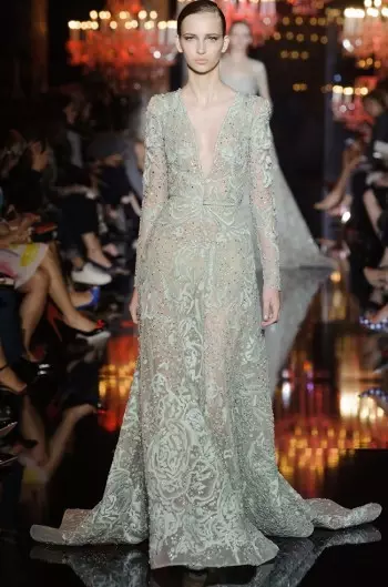 Koleksiyona Fall Couture ya Elie Saab Odeya Bajarê Ronahîyê ye