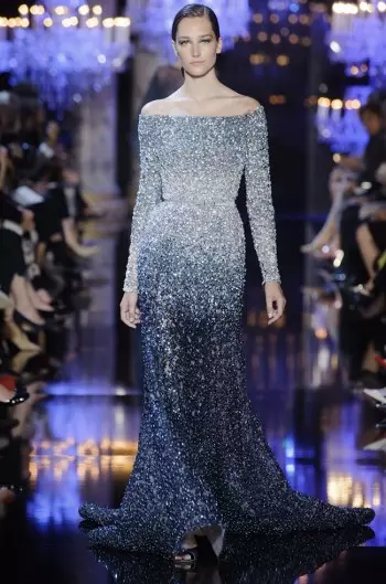 Koleksi Fall Couture Elie Saab mangrupikeun Ode ka Kota Cahaya