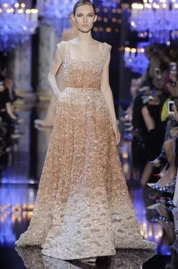 Elie Saab's Fall Couture Collection is in ode oan 'e City of Light