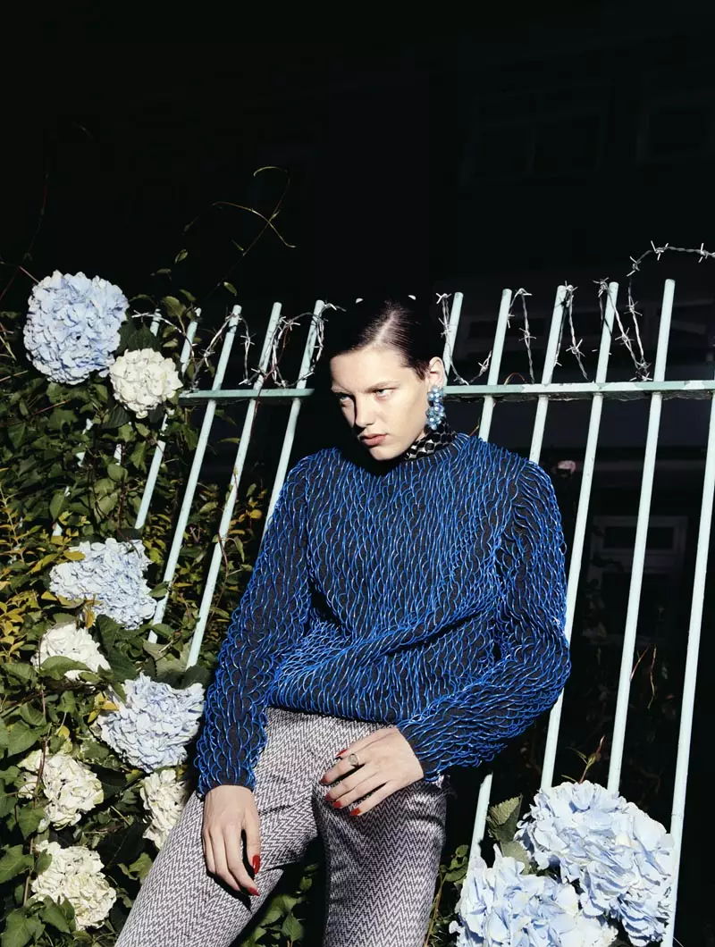 Greta Ilieva erfaasst Ehren Dorsey an Erika Linder fir Used Magazine