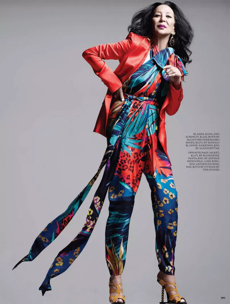 Legendary Model China Machado Stars sa Canada's Fashion Magazine