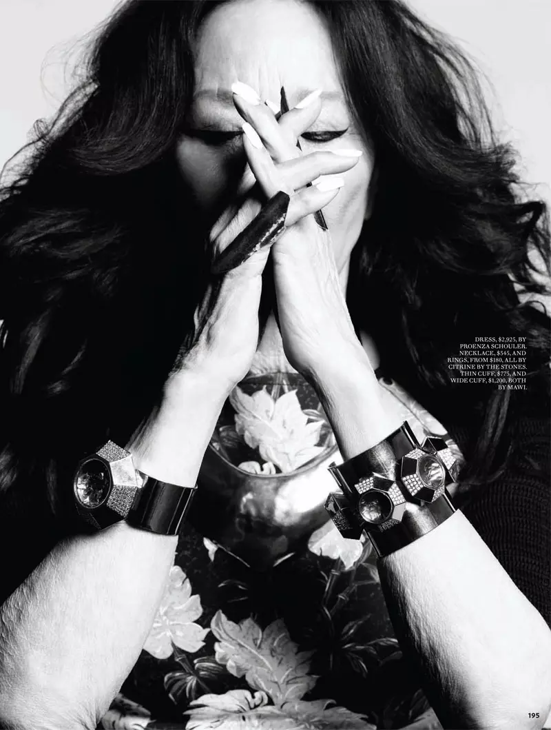 Legendarisch model China Machado schittert in Canada's Fashion Magazine