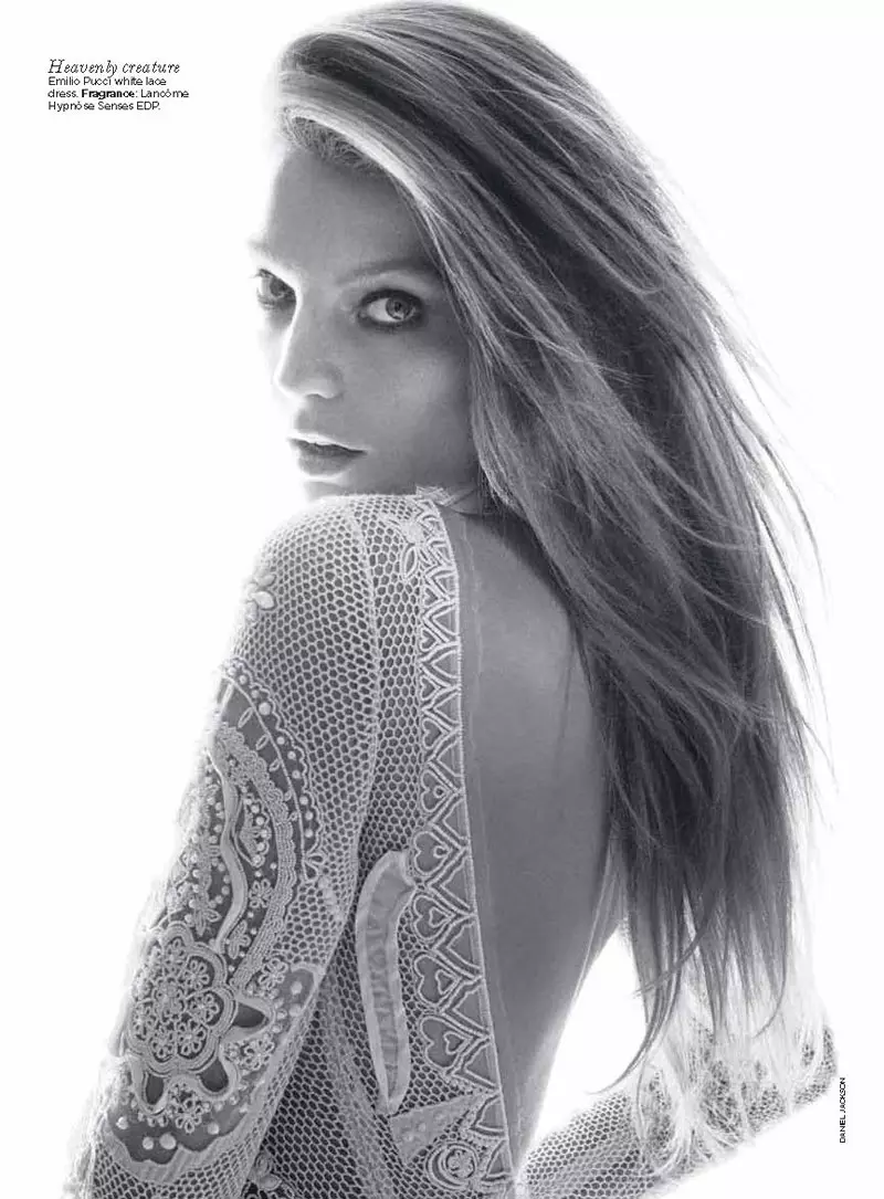 Daria Werbowy de Daniel Jackson para Vogue Australia, xuño de 2012