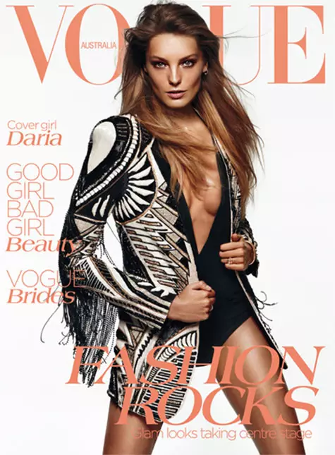 Daria Werbowy ni Daniel Jackson para sa Vogue Australia Hunyo 2012