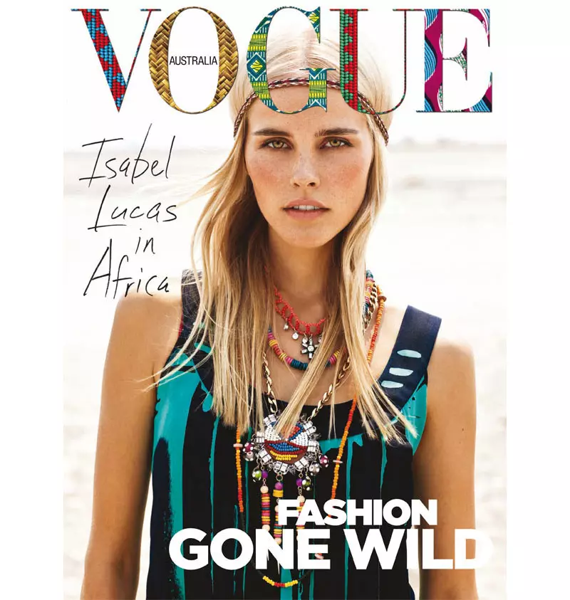 Isabel Lucas di Max Doyle per Vogue Australia dicembre 2011