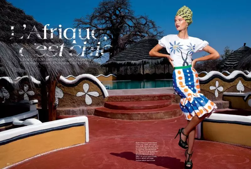 Katie Fogarty ni Max Doyle para sa Vogue Australia Disyembre 2011