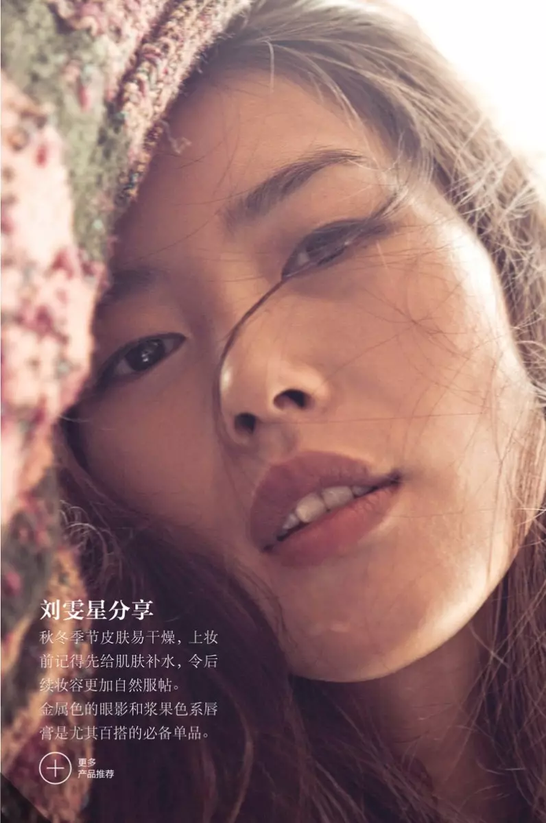 Liu Wen Stars ក្នុងខែធ្នូ ឆ្នាំ 2013 Cover Shoot ពី Elle China