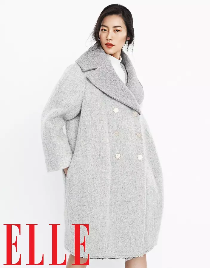 Models Liu Wen Fall na-achọ Elle China Okwu Septemba