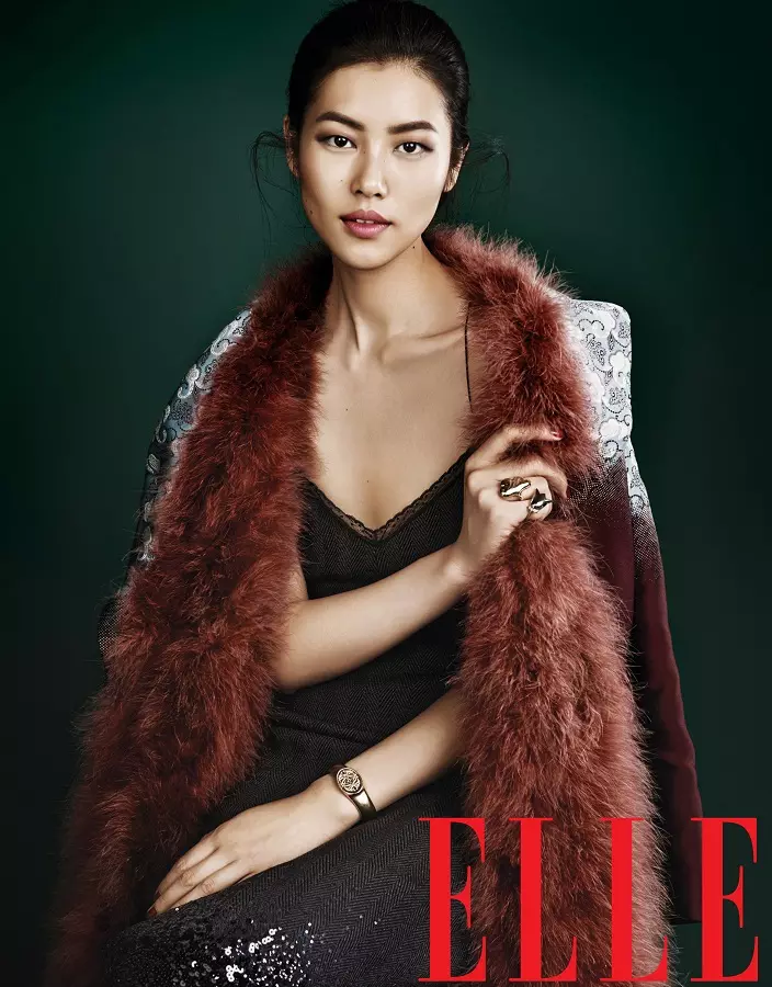 Liu Wen 모델 가을, Elle China 9월호 화보 촬영