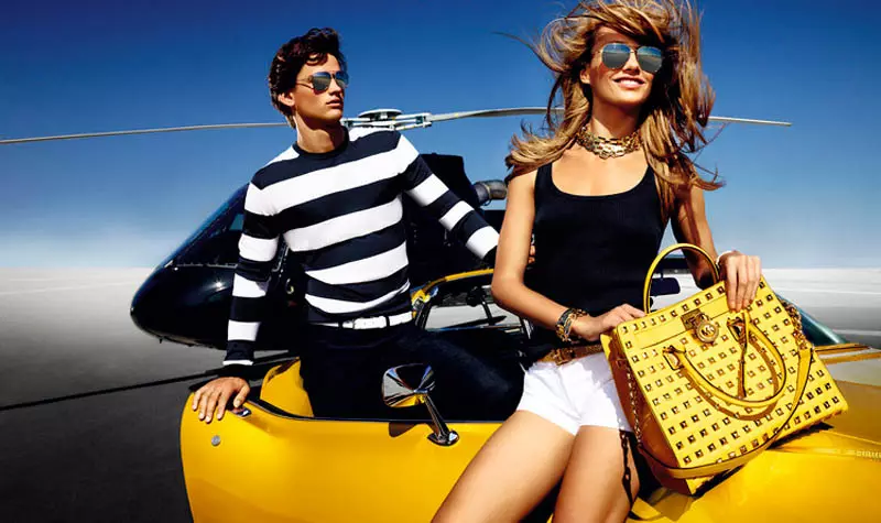 Karmen Pedaru er California Glam for Michael Kors' vårkampanje 2013 av Mario Testino