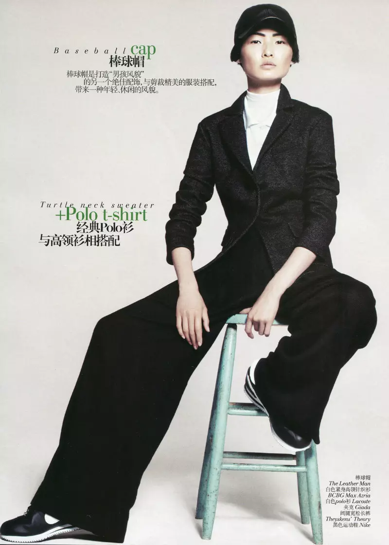 Wang Xiao di Lincoln Pilcher per Vogue Cina agosto 2011