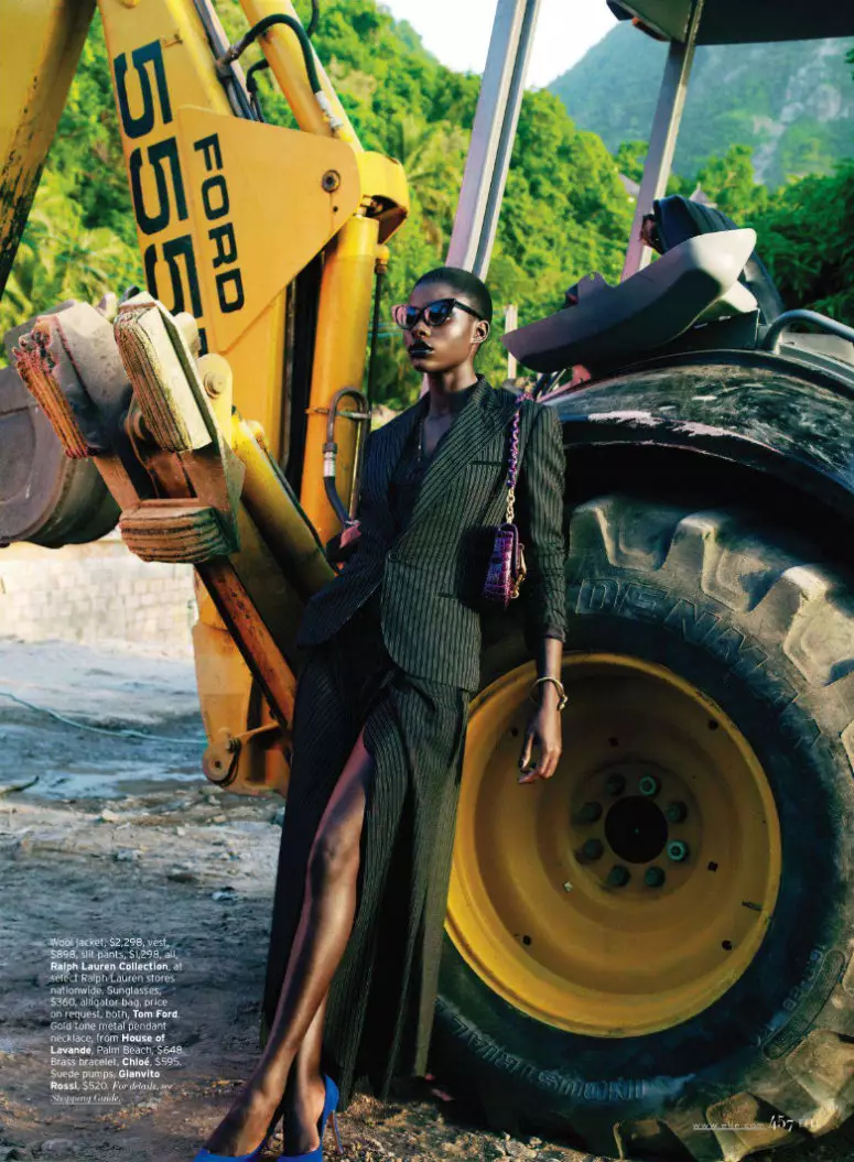 Jeneil Williams wolemba Laurie Bartley wa Elle US September 2011