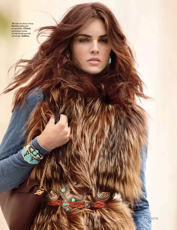 Hilary Rhoda për Vogue Rusia Nëntor 2010 nga KT Auleta