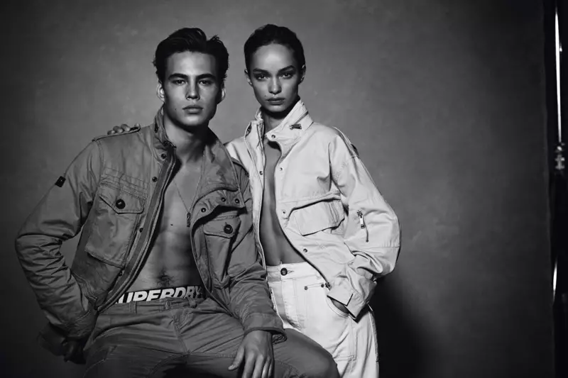 Louis Baines e Luma Grothe lideran a campaña primavera-verán 2020 de Superdry