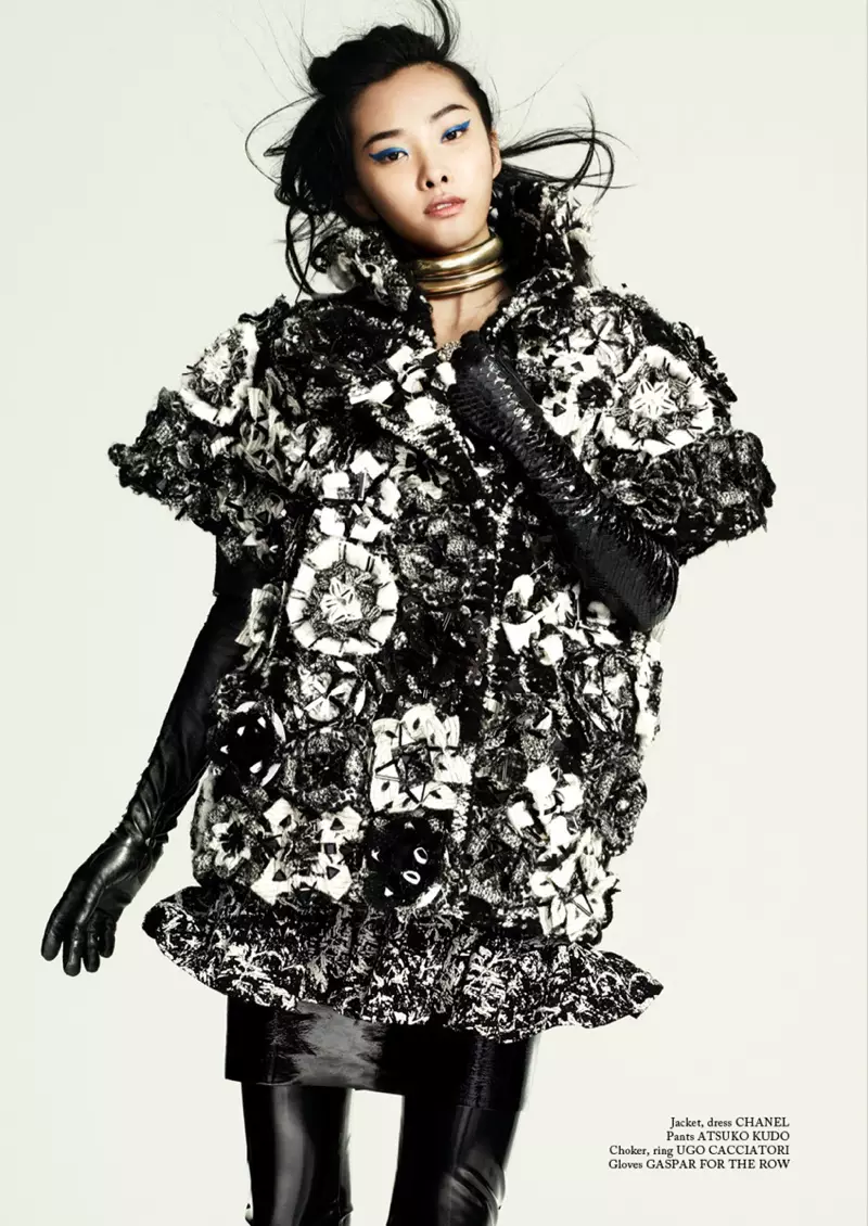 Kwak Ji Young Wears Bold Styles for Glass Magazine by Chris Craymer