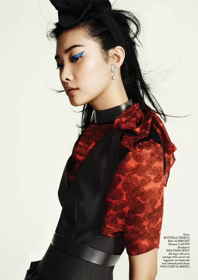 Kwak Ji Young Wears Bold Styles for Glass Magazine by Chris Craymer