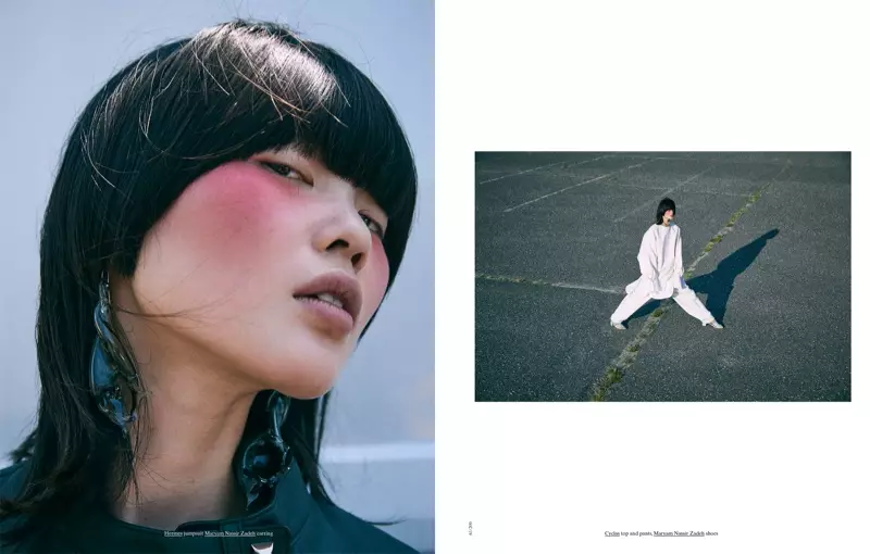 Manami Kinoshita modellek Eclectic Styles for Love Want Magazine