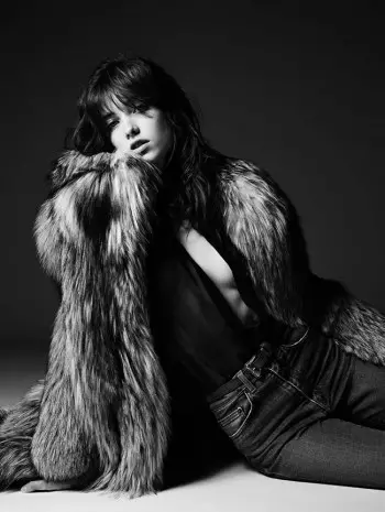 Grace Hartzel Rocks the Saint Laurent Lookbook przed jesienią 2014