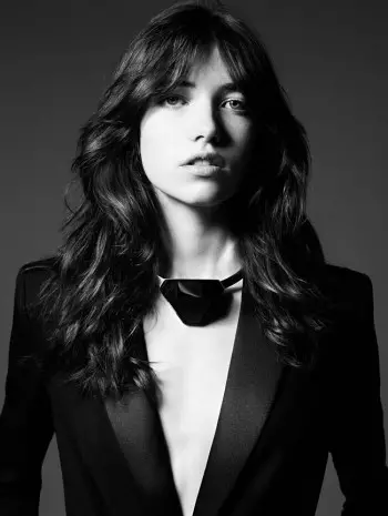 Grace Hartzel Rocks the Saint Laurent Lookbook przed jesienią 2014