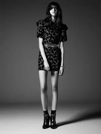 Grace Hartzel Rocks the Saint Laurent Lookbook przed jesienią 2014