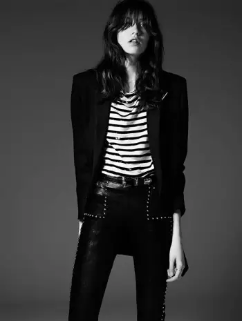 Grace Hartzel rockt das Pre-Fall 2014 Lookbook von Saint Laurent