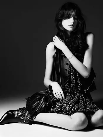 Grace Hartzel Rocks the Saint Laurent Lookbook przed jesienią 2014