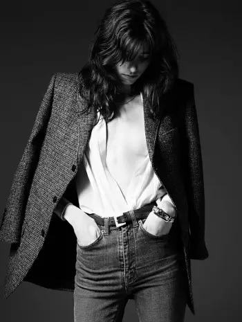 Grace Hartzel rockt das Pre-Fall 2014 Lookbook von Saint Laurent