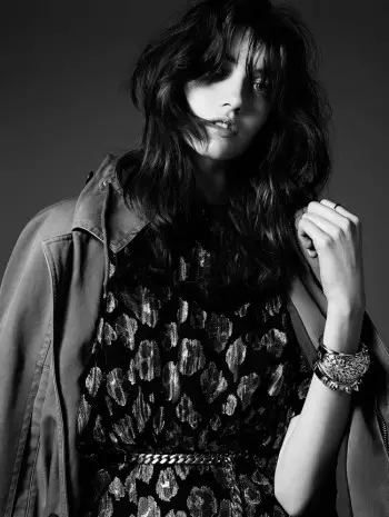 Grace Hartzel rocks the Saint Laurent udazken aurreko Lookbook 2014