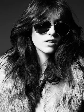 Grace Hartzel porte le lookbook pré-automne 2014 de Saint Laurent