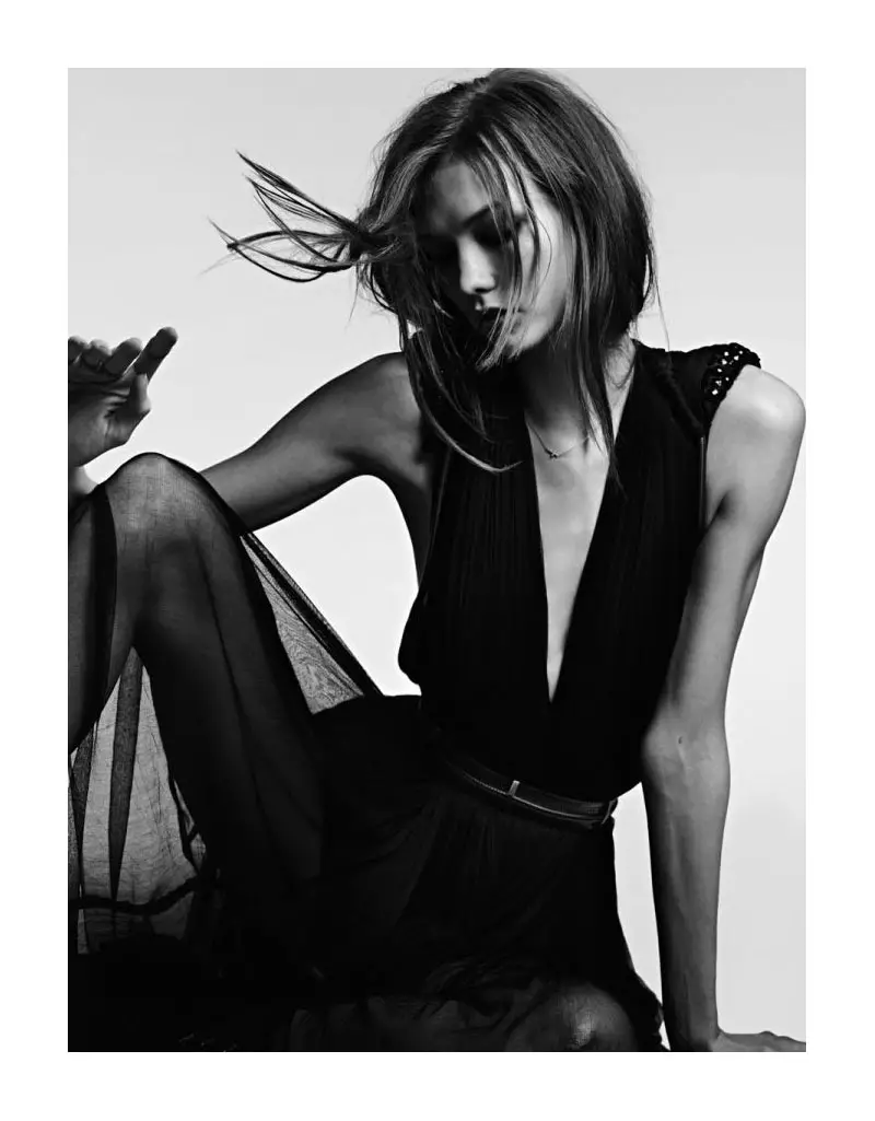 Karlie Kloss par Hedi Slimane pour Vogue Japon