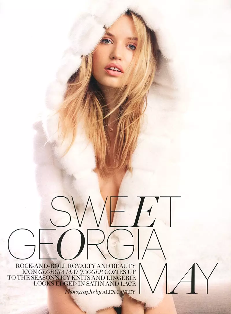 Georgia May Jagger särab Alex Cayley eest filmis Marie Claire Spread