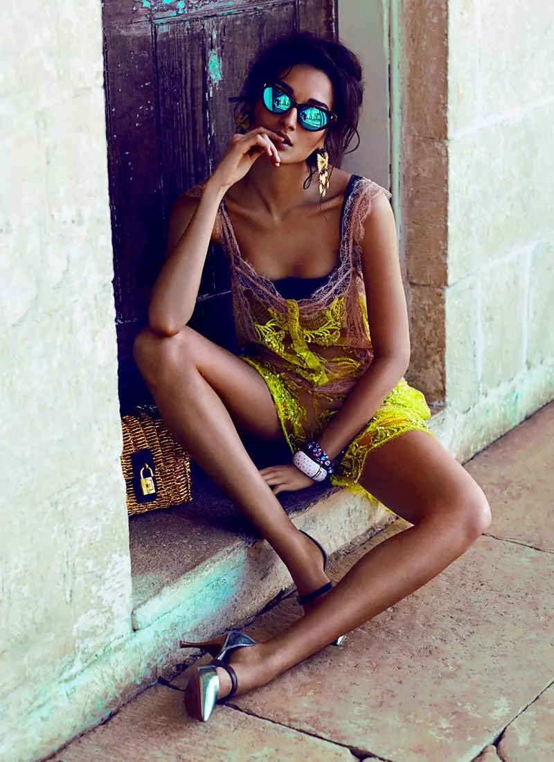 Bruna Tenorio by Chris Nicholls for Flare March 2012