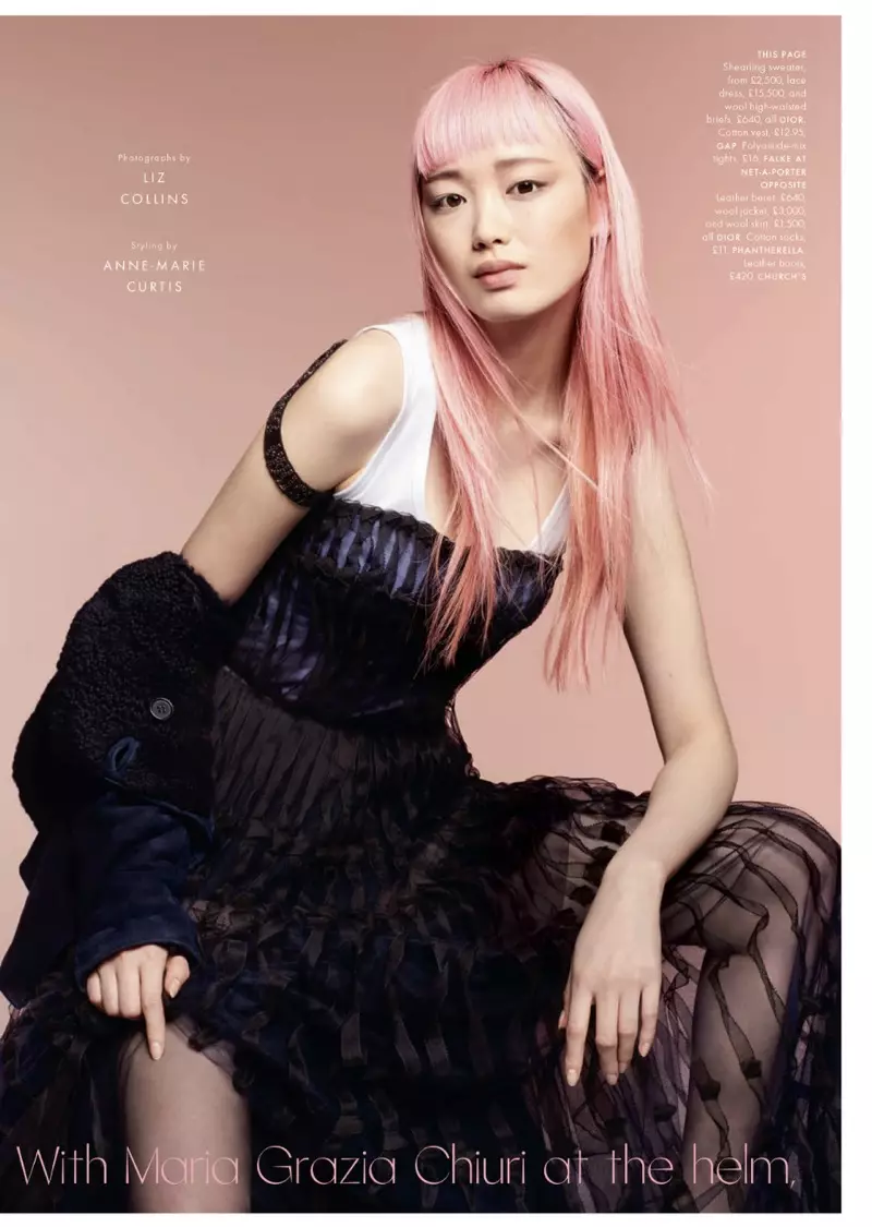 Fernanda Ly, Dior'un Sonbaharında Büyüledi ELLE UK'yi Aradı