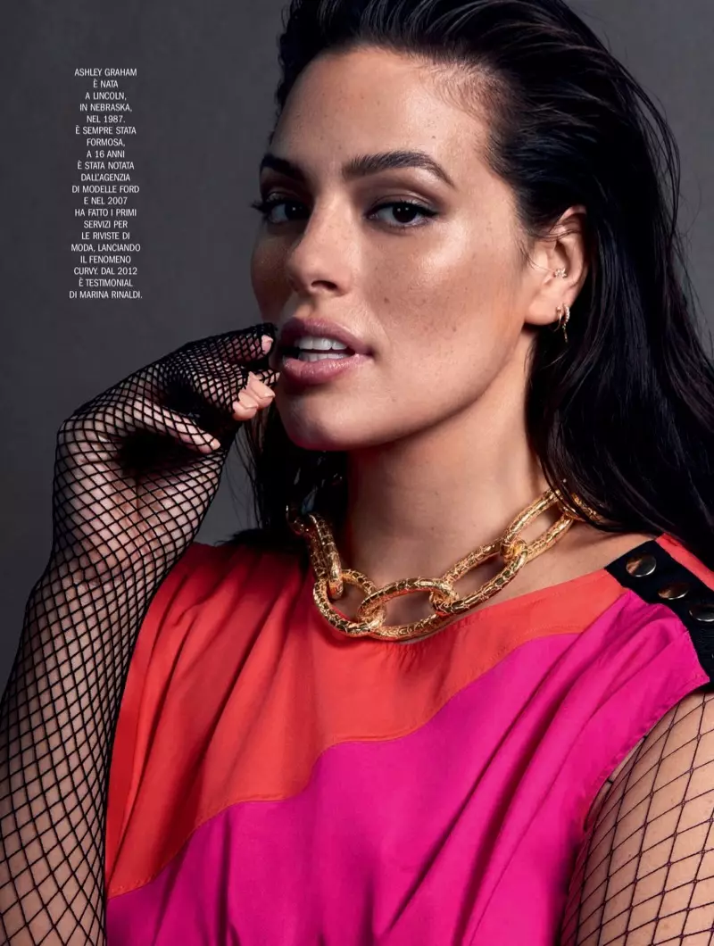 Ashley Graham Marie Claire Italija 2019 Cover Fashion Shoot