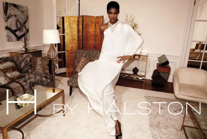 Halston Fall 2011 ਮੁਹਿੰਮ ਦੁਆਰਾ H | ਡੇਵਿਡ ਰੋਮਰ ਦੁਆਰਾ ਕੈਰੋਲਿਨ ਵਿਨਬਰਗ ਅਤੇ ਸੇਸਿਲੀ ਲੋਪੇਜ਼