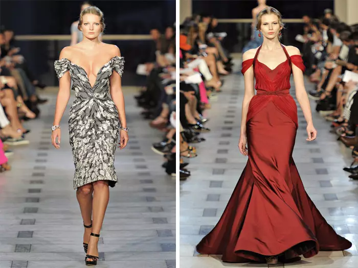 Zac Posen Caij nplooj ntoos hlav 2012 | New York Fashion Week