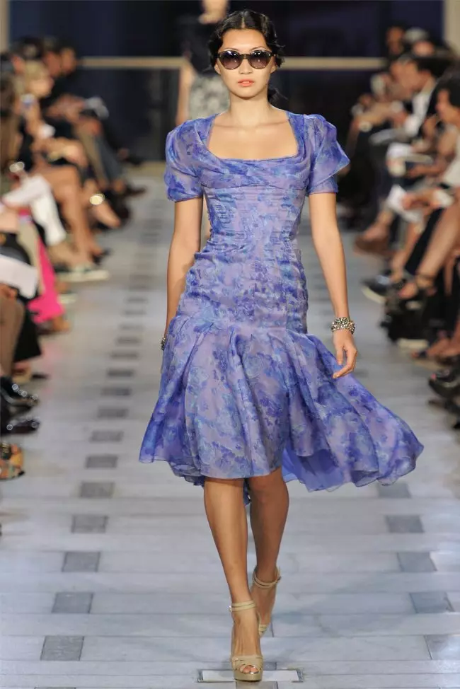 Zac Posen Lente 2012 | New York Modeweek