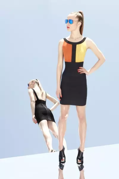 Herve Leger by Max Azria's Resort 2013 جو مجموعو مزاحيه ڪتاب متاثر ٿيل آهي