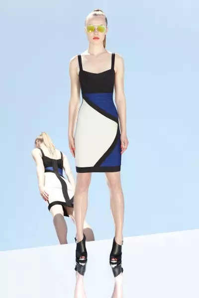 Herve Leger avy amin'ny Max Azria's Resort 2013 Collection dia Boky Mampihomehy