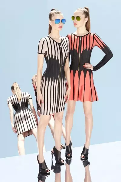 La colección Resort 2013 de Herve Leger de Max Azria está inspirada en un cómic