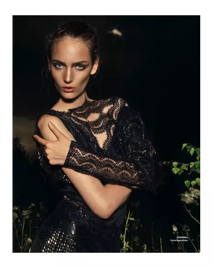 Zuzanna Bijoch di Raphael Delorme & Thierno Sy per Glamour Poland ottobre 2011