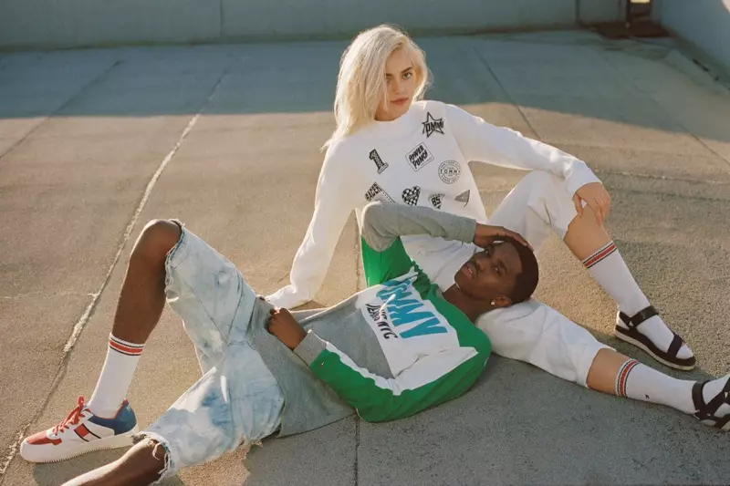 Tommy Jeans 为 Christian King Combs 和 Pyper America Smith 打造 2018 春夏广告大片