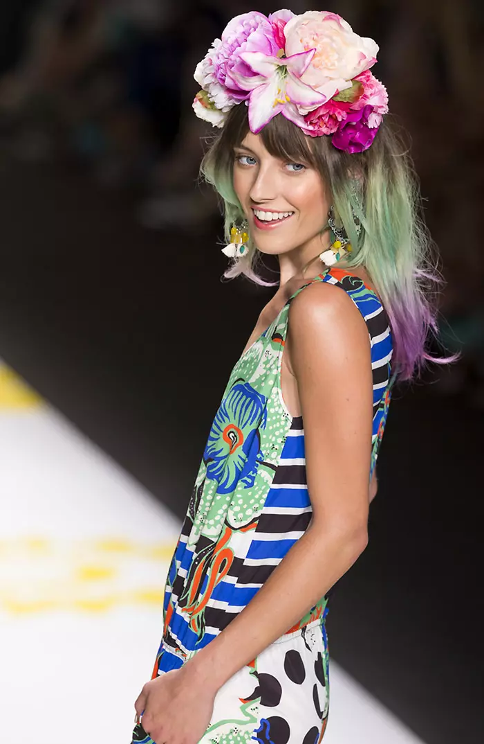 Chloe Norgaard Rainbow Hair