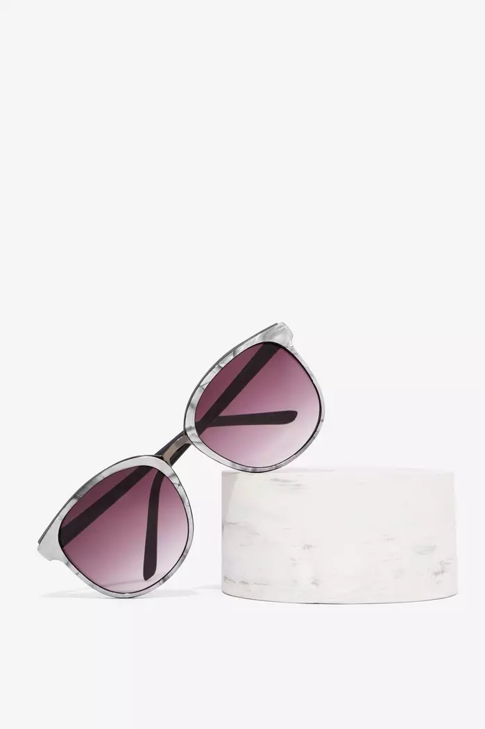 Nasty Gal Cass Marble Sunglasses $ 20,00