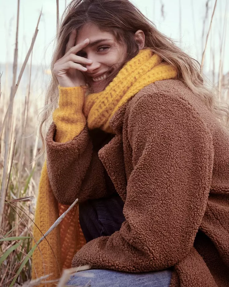 Elisa Sednaoui protagoniza la campaña Oui otoño-invierno 2019