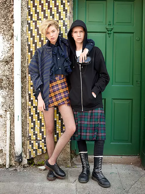 Barbara Palvin e Stella Maxwell vão às ruas para David Mushegain na Vogue Japão