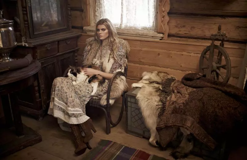 Maryna Linchuk ku Mariano Vivanco pikeun Vogue Rusia