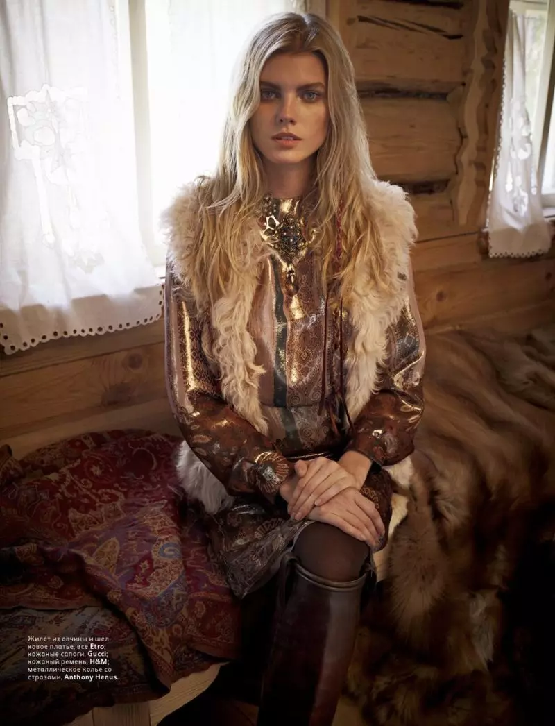 Maryna Linchuk por Mariano Vivanco para Vogue Rusia